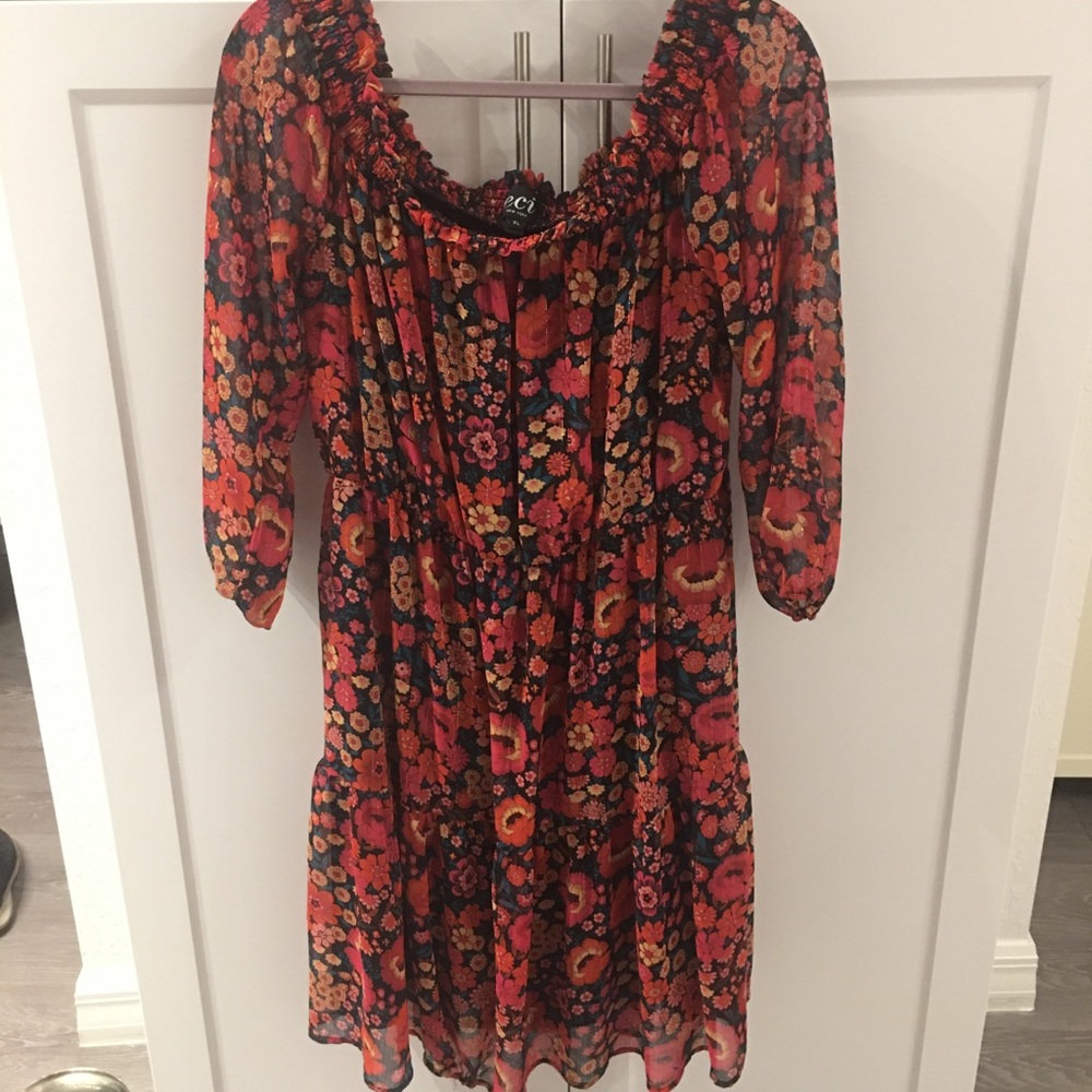 Off the shoulder dress